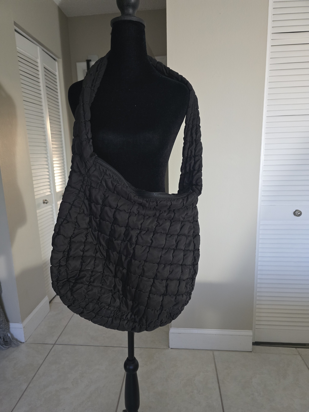 Forever 21 Quilted Black Shoulder Bag